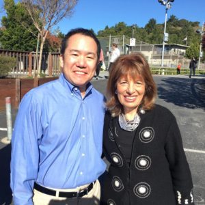 Dennis Shiao with Congresswoman Jackie Speier