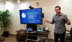 Sean Zinsmeister at the Bay Area Content Marketing Meetup (San Mateo, CA)