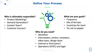 Define your process