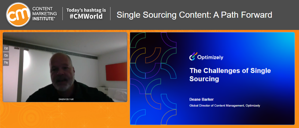 Featured image for “Optimizely’s Deane Barker On Challenges and Solutions to “Single Sourcing Content””